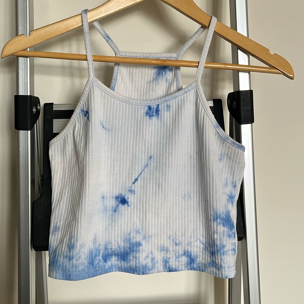 Tie dye crop tank top by Zaful